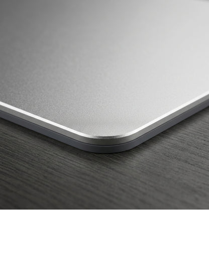 Kvxa Aluminium Hard Mouse Pad 300 x 240 mm Silver - Detail view
